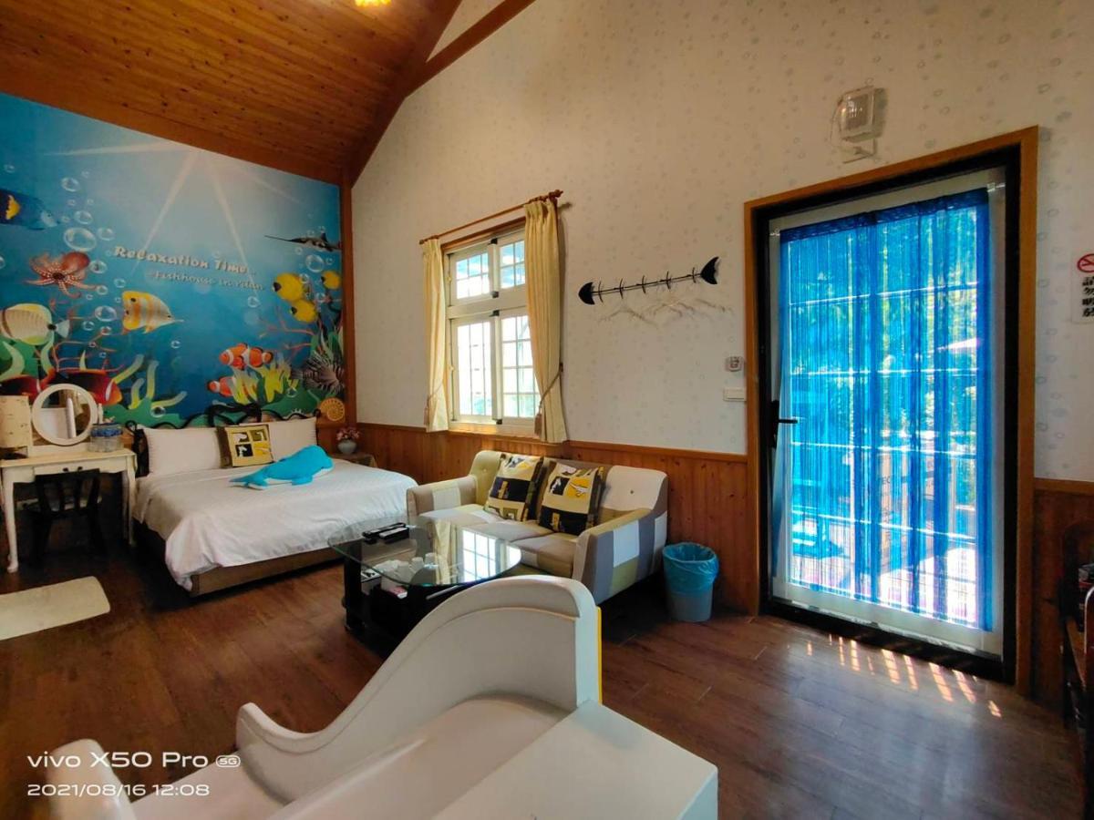 Fish House 宜蘭獨棟別墅 戲水池 生態diy 安農溪自行車 Apartment ตงชาน ภายนอก รูปภาพ