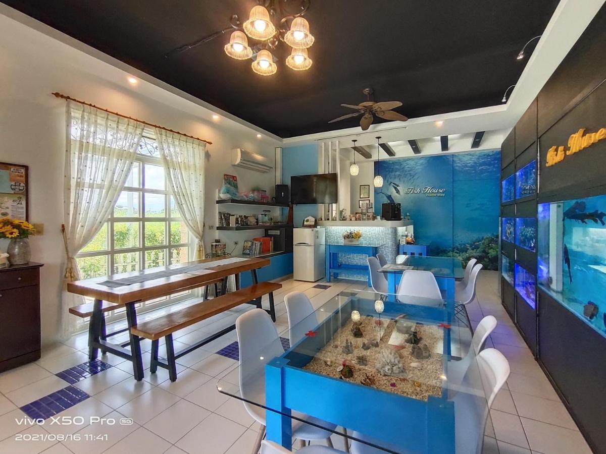 Fish House 宜蘭獨棟別墅 戲水池 生態diy 安農溪自行車 Apartment ตงชาน ภายนอก รูปภาพ