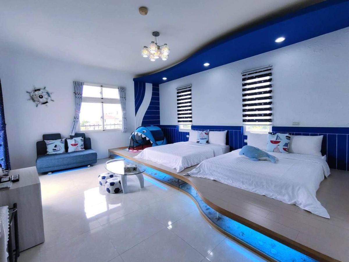 Fish House 宜蘭獨棟別墅 戲水池 生態diy 安農溪自行車 Apartment ตงชาน ภายนอก รูปภาพ