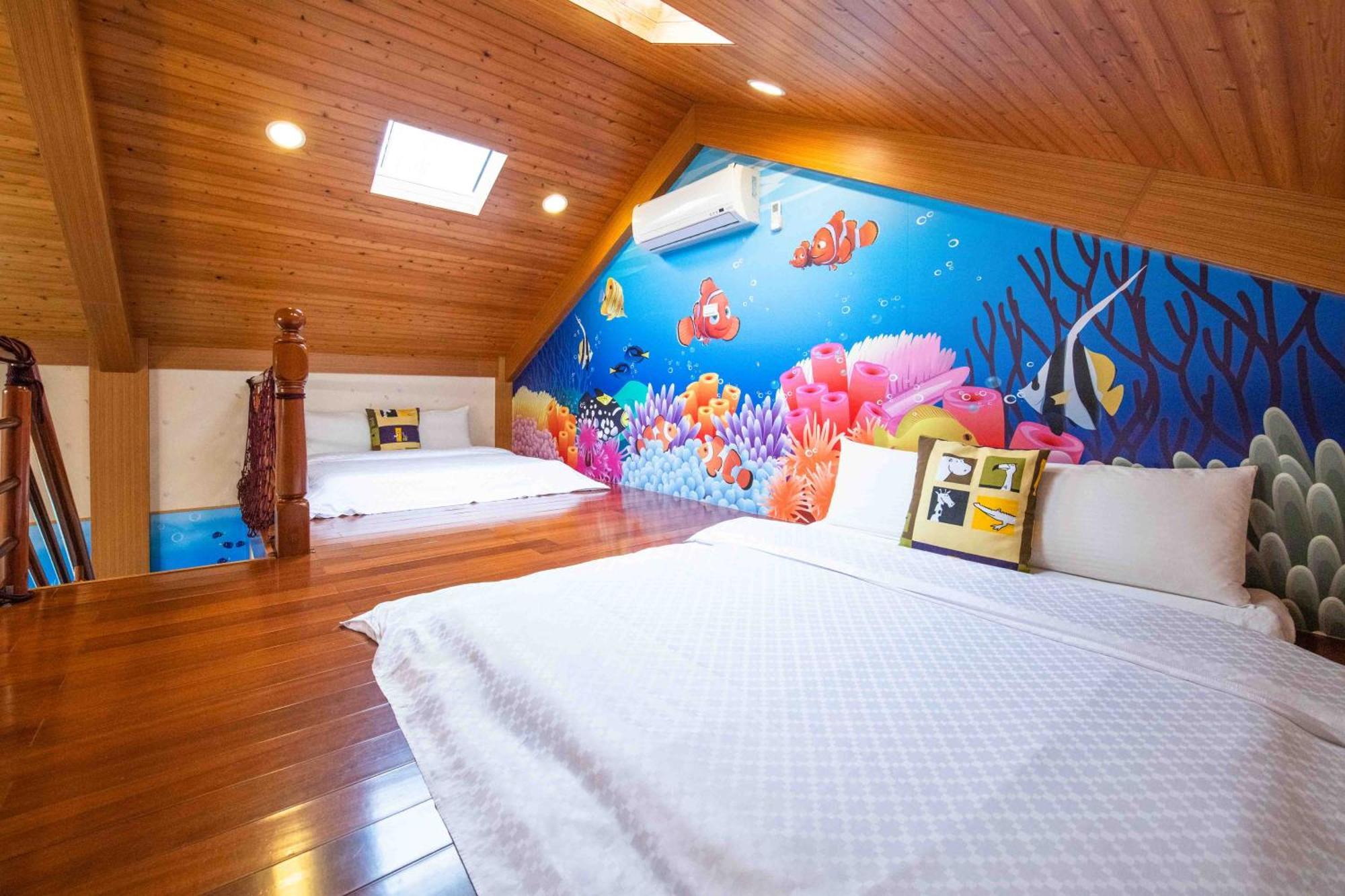 Fish House 宜蘭獨棟別墅 戲水池 生態diy 安農溪自行車 Apartment ตงชาน ภายนอก รูปภาพ