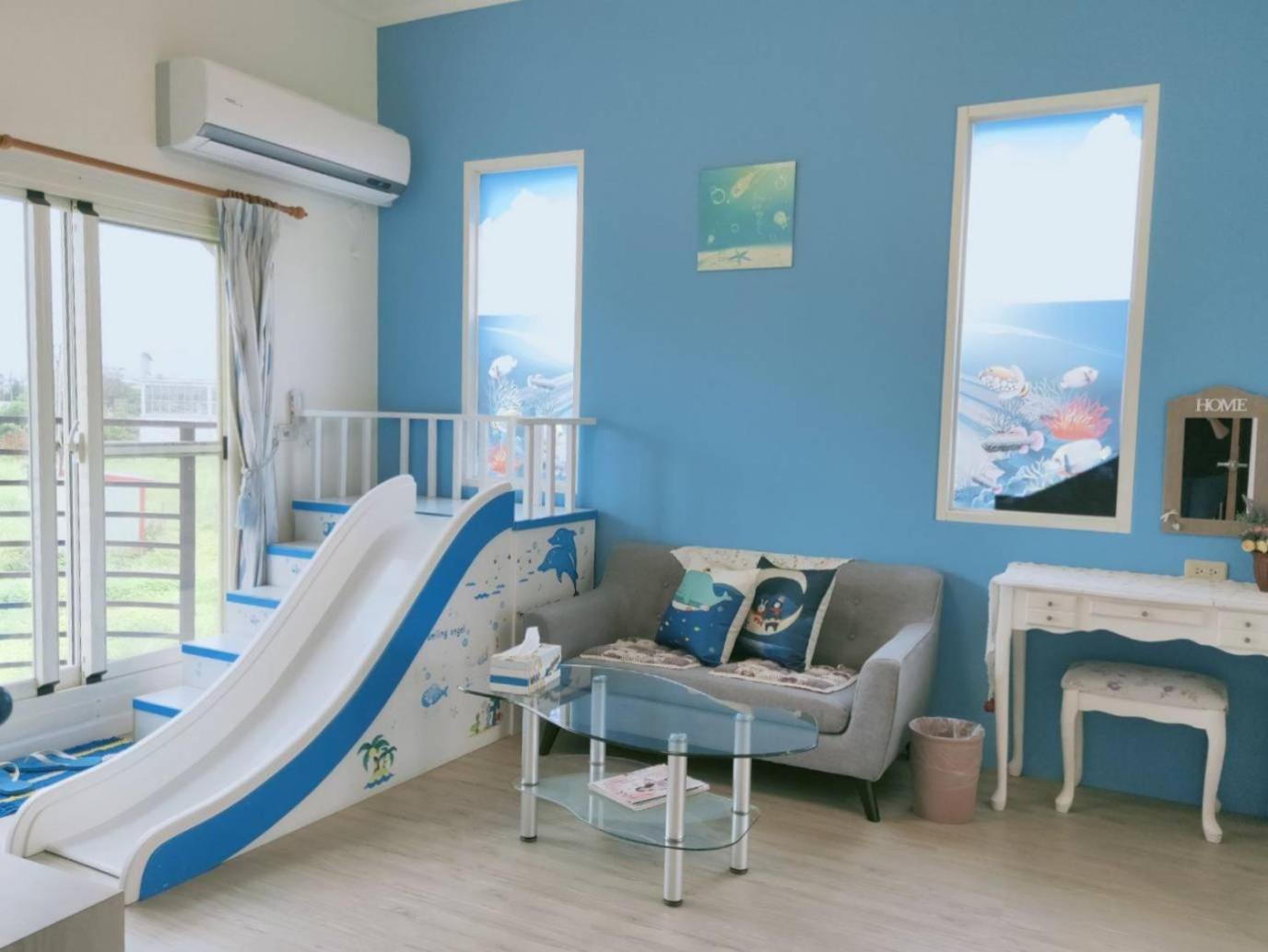 Fish House 宜蘭獨棟別墅 戲水池 生態diy 安農溪自行車 Apartment ตงชาน ภายนอก รูปภาพ