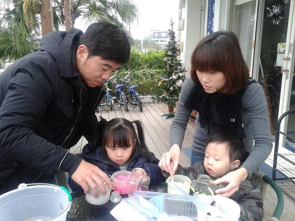 Fish House 宜蘭獨棟別墅 戲水池 生態diy 安農溪自行車 Apartment ตงชาน ภายนอก รูปภาพ